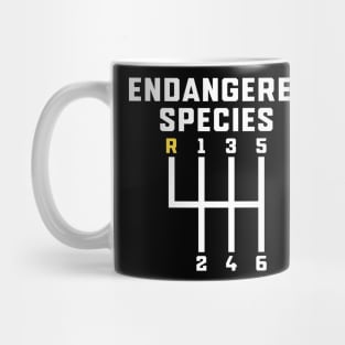 Endangered Species Manual Gearbox Stick Shift Mug